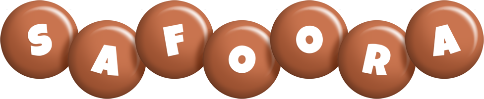 Safoora candy-brown logo