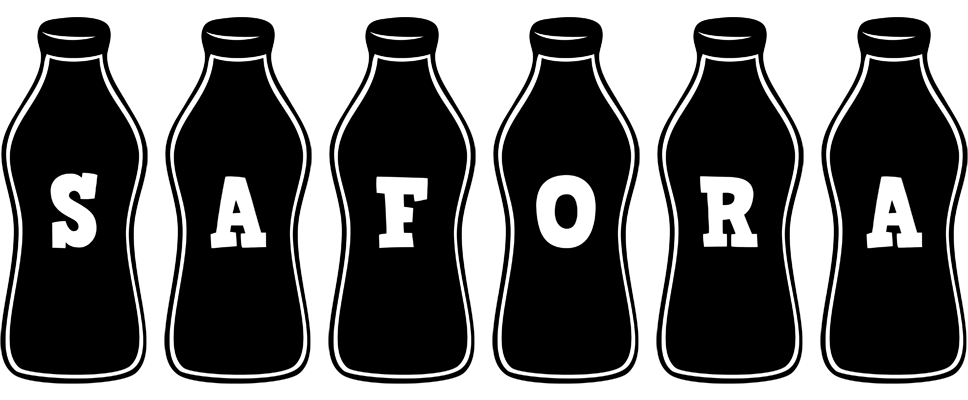 Safora bottle logo
