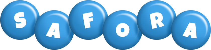 Safora candy-blue logo