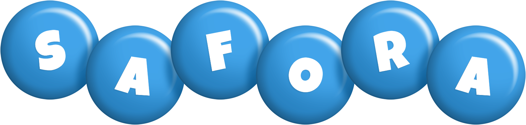 Safora candy-blue logo
