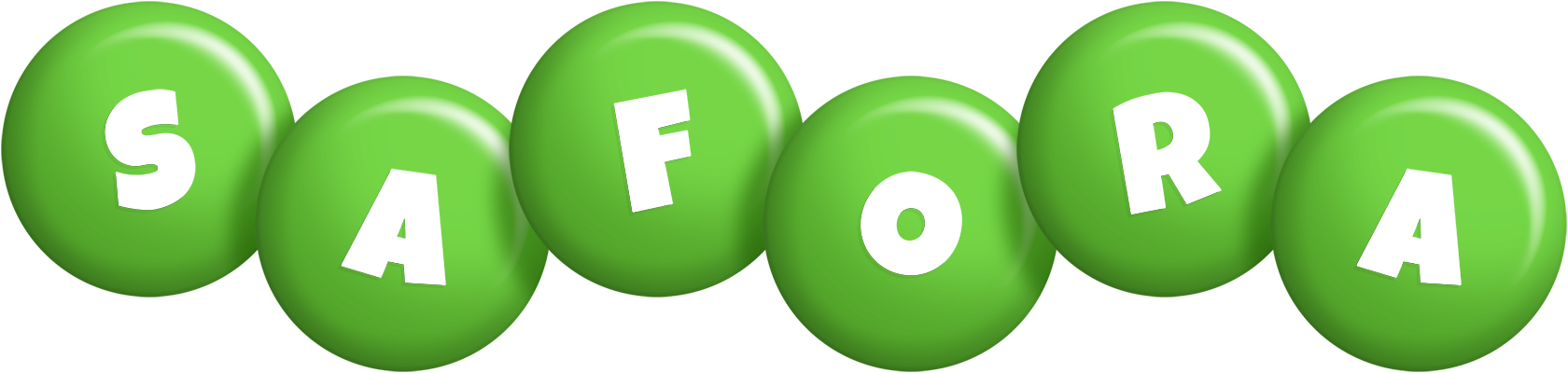 Safora candy-green logo