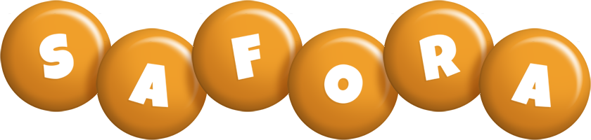 Safora candy-orange logo