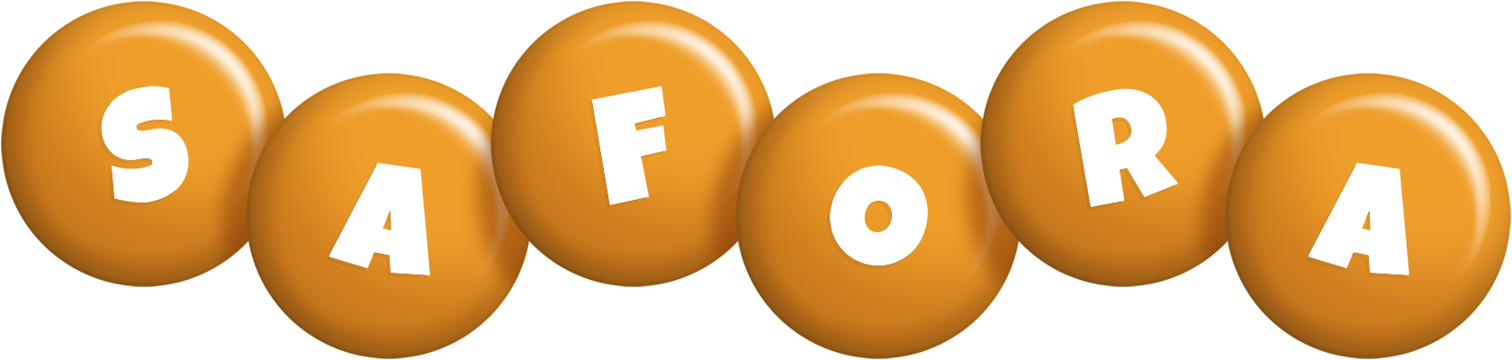 Safora candy-orange logo