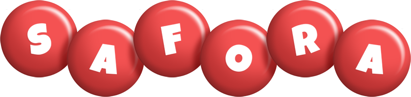 Safora candy-red logo