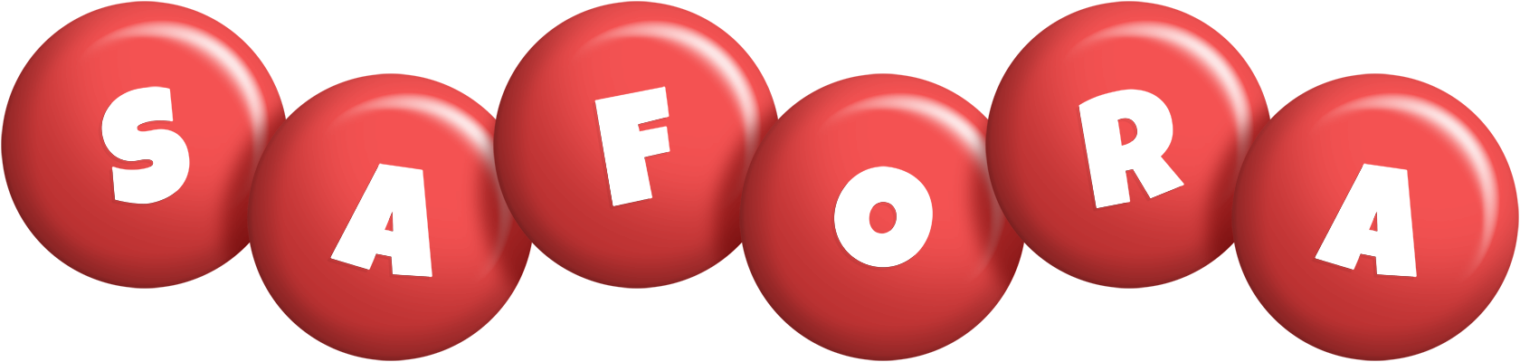 Safora candy-red logo