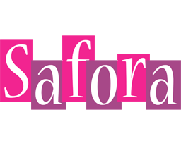 Safora whine logo