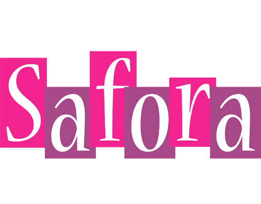 Safora whine logo