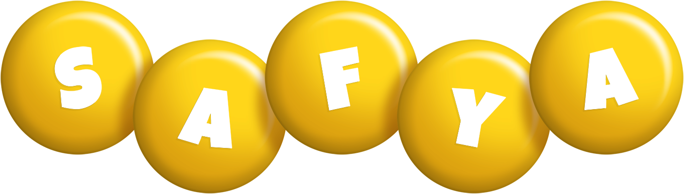 Safya candy-yellow logo