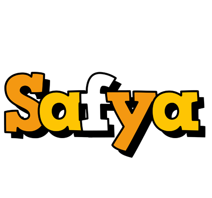 Safya cartoon logo