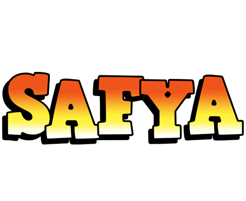 Safya sunset logo