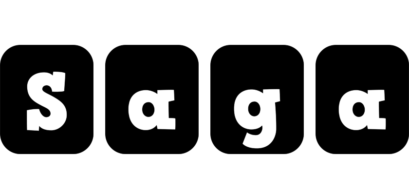 Saga box logo