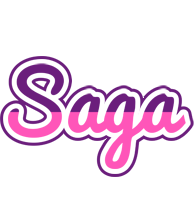 Saga cheerful logo
