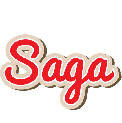 Saga chocolate logo