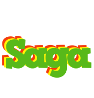 Saga crocodile logo