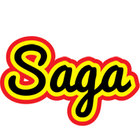Saga flaming logo