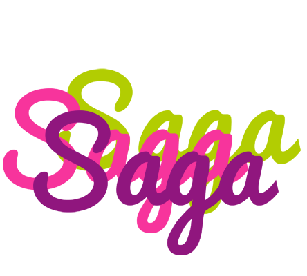 Saga flowers logo