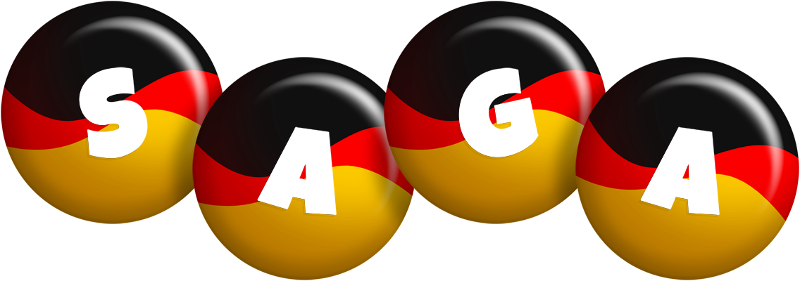 Saga german logo