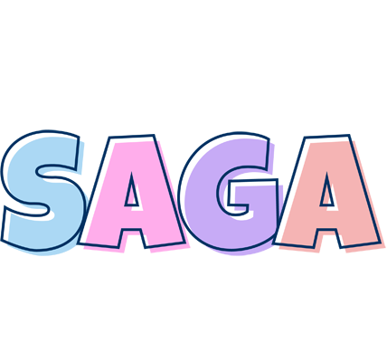 Saga pastel logo
