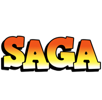 Saga sunset logo