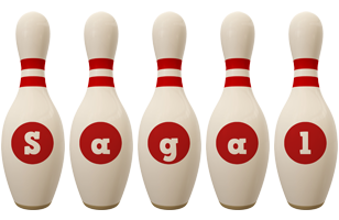 Sagal bowling-pin logo
