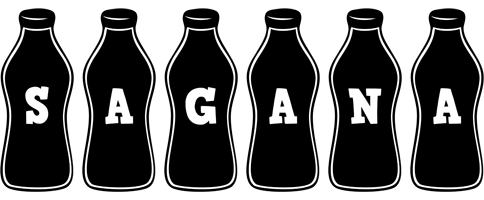 Sagana bottle logo