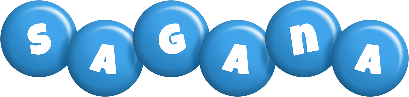 Sagana candy-blue logo