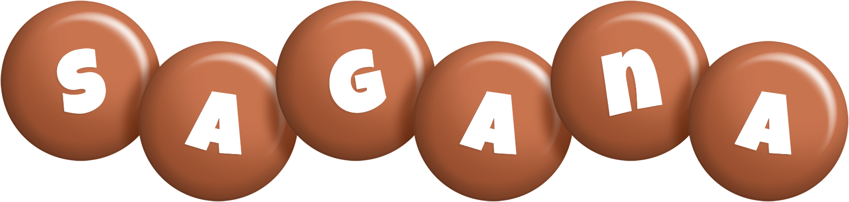 Sagana candy-brown logo