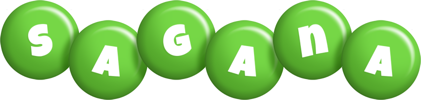 Sagana candy-green logo