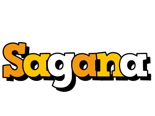 Sagana cartoon logo