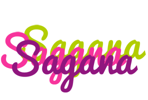 Sagana flowers logo