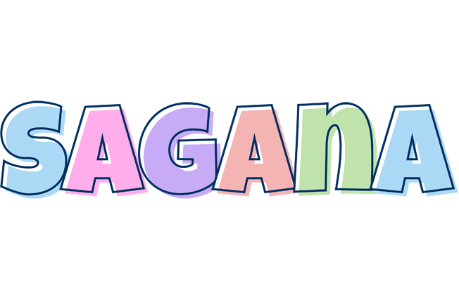 Sagana pastel logo