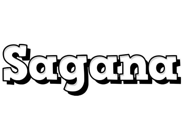 Sagana snowing logo