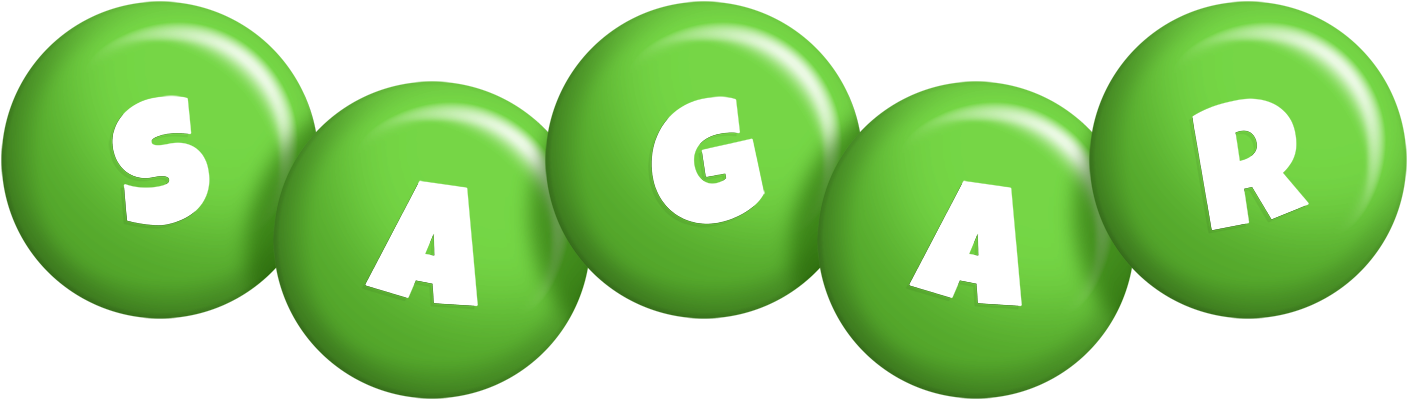 Sagar candy-green logo