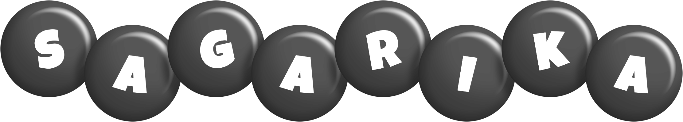 Sagarika candy-black logo