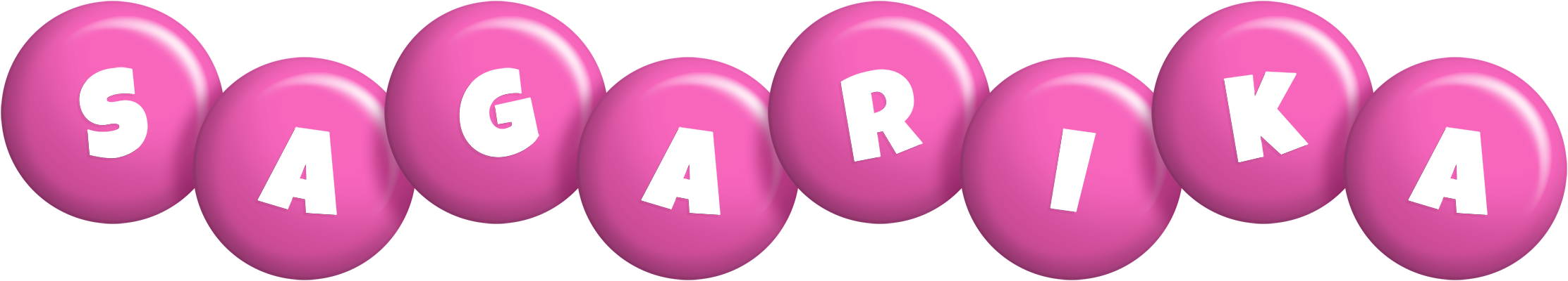 Sagarika candy-pink logo