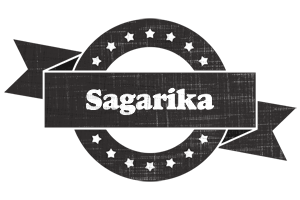 Sagarika grunge logo