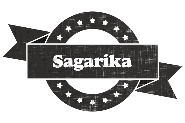 Sagarika grunge logo