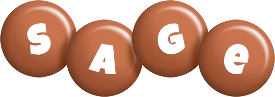 Sage candy-brown logo