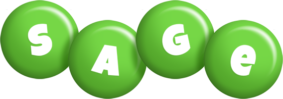 Sage candy-green logo