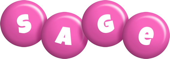 Sage candy-pink logo