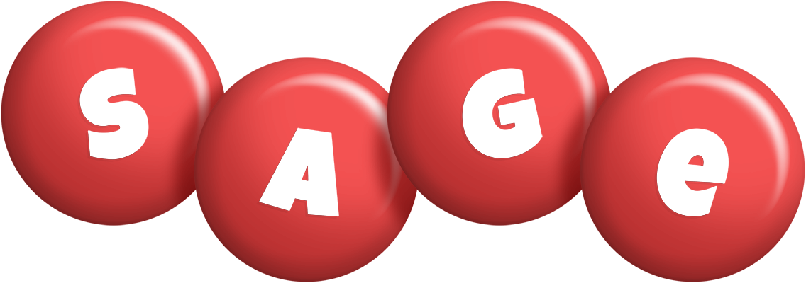 Sage candy-red logo
