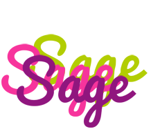 Sage flowers logo