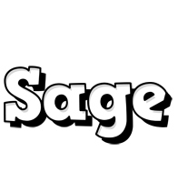 Sage snowing logo