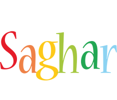 Saghar birthday logo