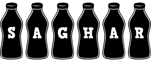 Saghar bottle logo