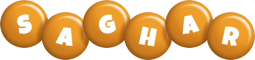Saghar candy-orange logo