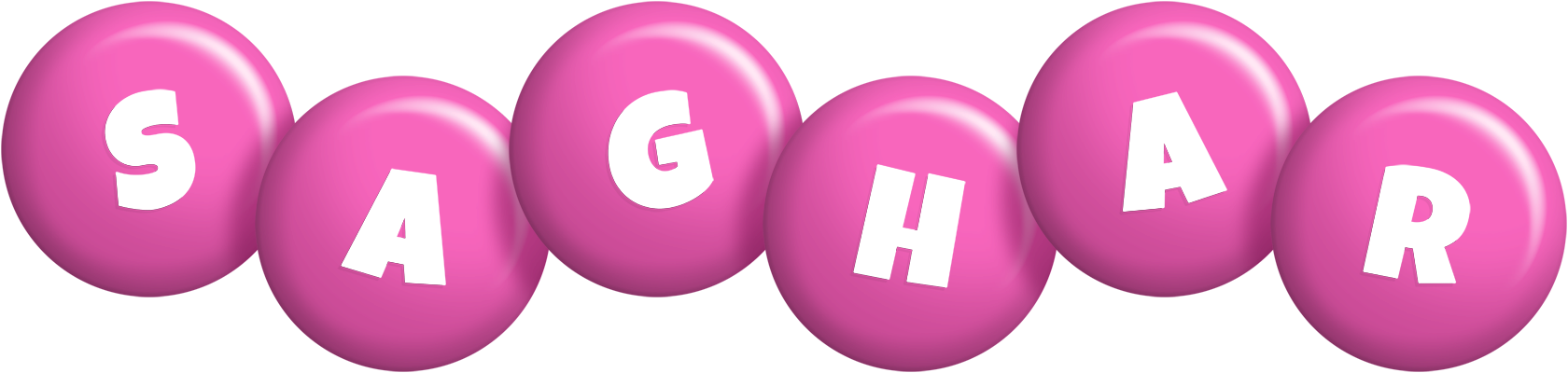 Saghar candy-pink logo