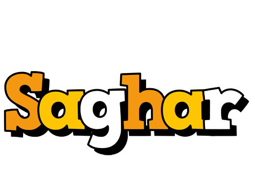 Saghar cartoon logo