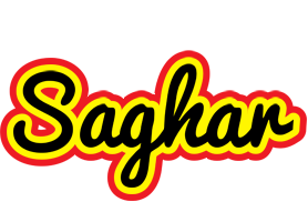 Saghar flaming logo