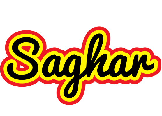 Saghar flaming logo